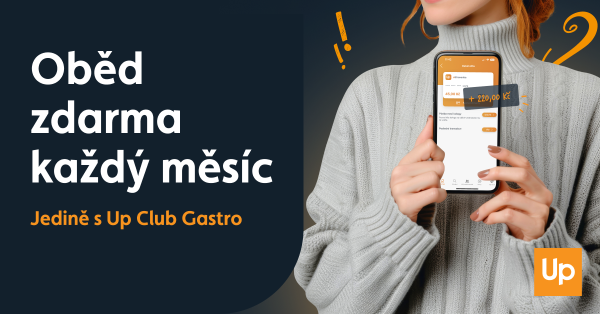 Užívejte si výhody Up Club Gastro naplno