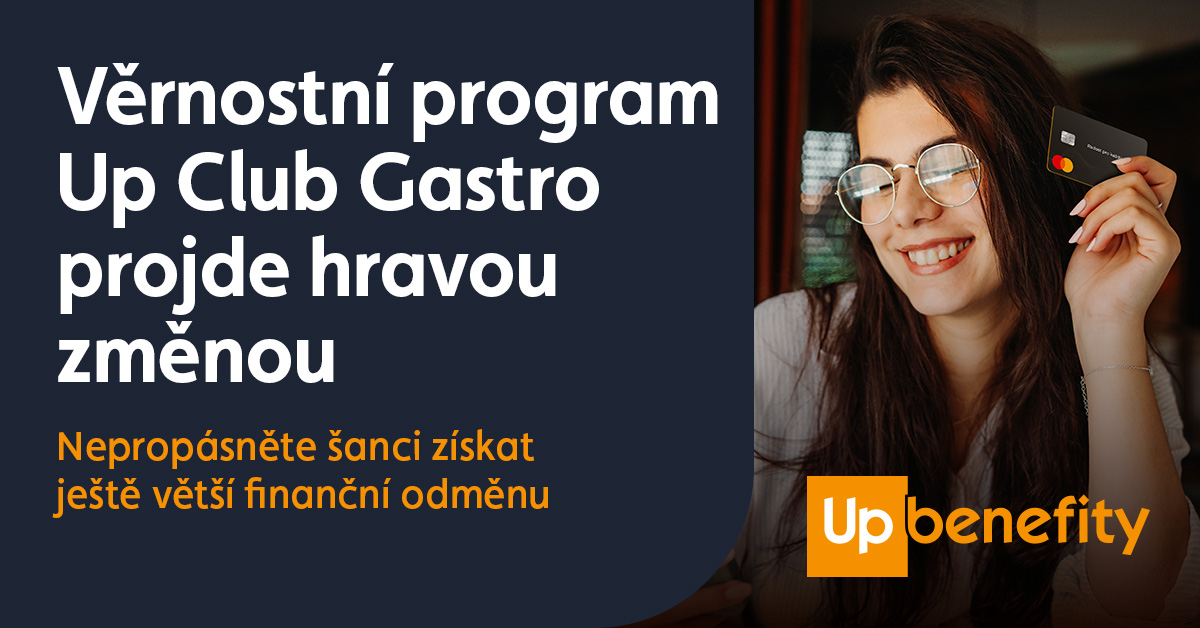 Novinky ve věrnostním programu Up Club Gastro